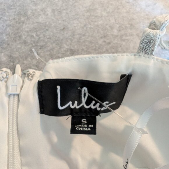 Lulus Can't Refuse White Jacquard Ruffled Mini Dress - Picture 5 of 5